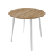 Круглий стіл Неман СЕТ-4 Дуб сонома/Білий