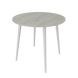 Круглий стіл Неман СЕТ-4 Дуб крафт білий/Білий