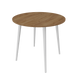 Круглий стіл Неман СЕТ-4 Дуб крафт золотий/Білий