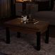 Dining table transformer Neman BUTTERFLY Metal Macadamia Walnut / Black