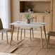 Dining Table Neman BON 1180x680 Chipboard&nbsp;White/Alder