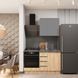 Ready-made Kitchen Neman E-Line Chipboard-2 140 Gold Craft Oak/Graphite