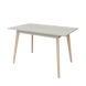 Розкладний стіл Неман БОН 1180х680 Дуб крафт білий/Лак
