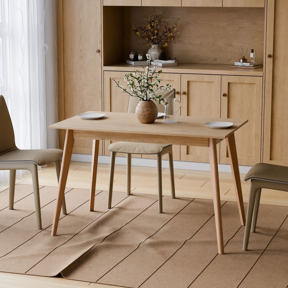 Dining Table Neman BON 1180x680 Chipboard&nbsp;Cremona Torro Oak/Alder
