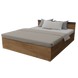 Ліжко двоспальне без вкладу Неман СІМПЛ 160х200 Дуб Крафт золотий