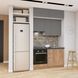 Ready-made Kitchen Neman E-Line Chipboard 140 Gold Craft Oak/Graphite