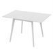 Extendable dining table Neman TURIN square White P100