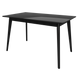 Стол обеденный для кухни Неман ТУРИН 1180 Черный глянец