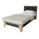 Ліжко Неман СКАНДІ 90х200 Дуб пісочний/Графіт