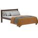 Wooden Small Double Bed Versailles 120x200 Brown