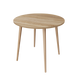 Круглий стіл Неман СЕТ-4 Дуб сонома/Лак