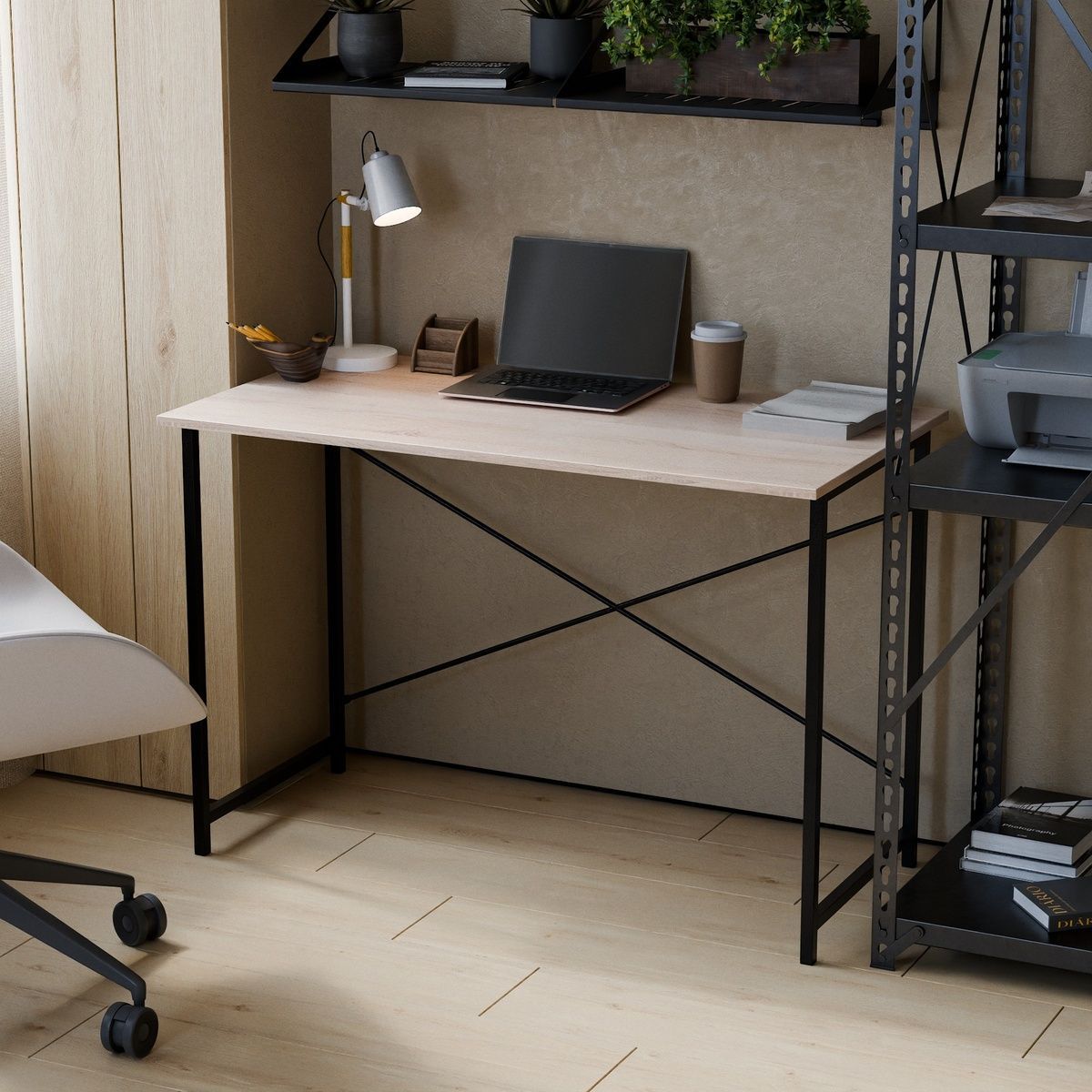 Writing Desk Neman GADGE Sonoma oak/Black 920x500