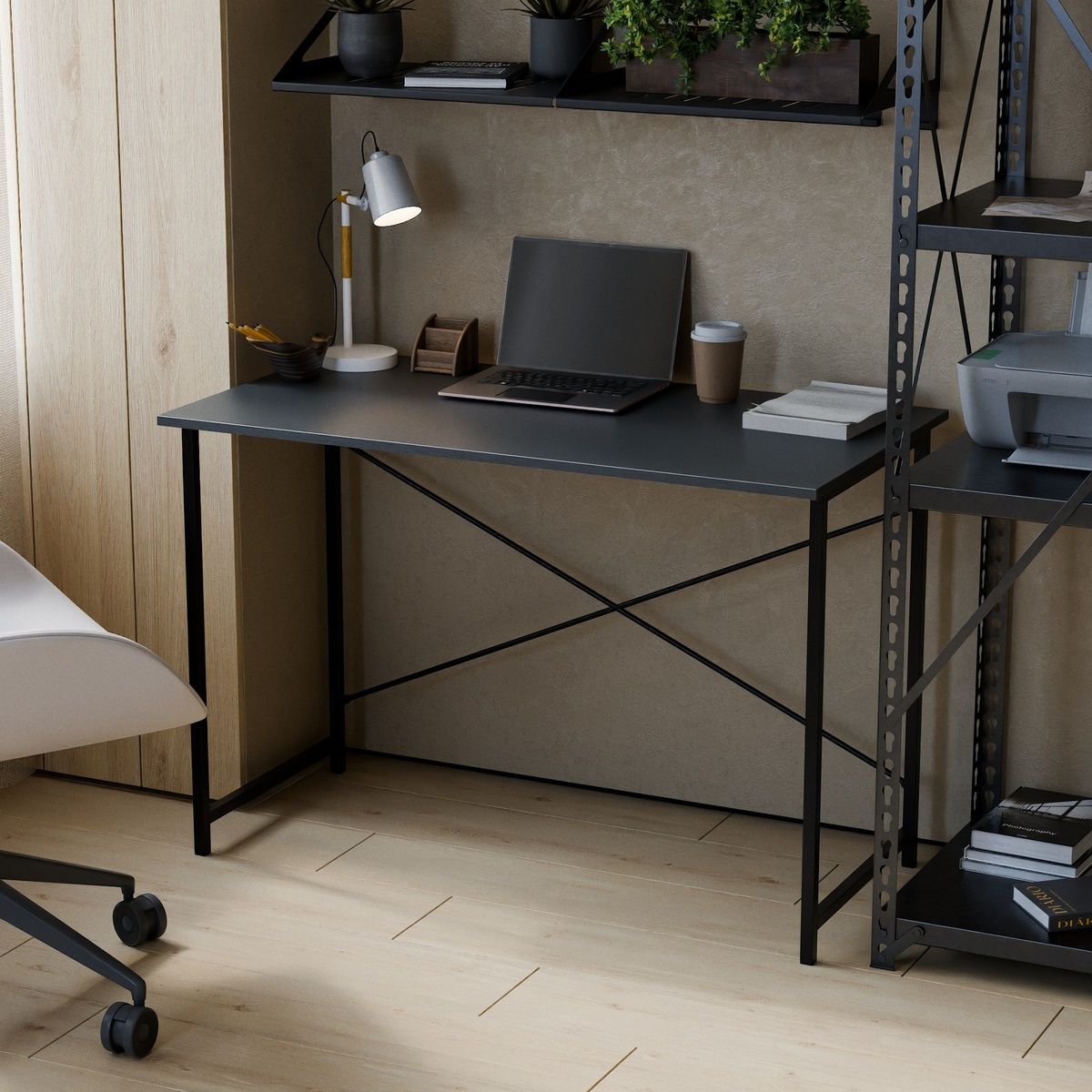 Writing Desk Neman GADGE Anthracite/Black 920x500