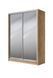 Шкаф купе E-Line ЭШК 2.1 Дуб крафт золотой 600x1600x2100