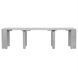 Extendable Dining Table Neman PYTHON Luxury Concrete Stone