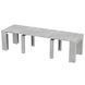 Extendable Dining Table Neman PYTHON Luxury Concrete Stone