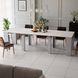 Extendable Dining Table Neman PYTHON Luxury Concrete Stone