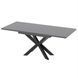 Extendable dining table SPIDER MDF Galaxy metallic anthracite/Black
