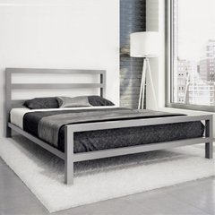 Кровать в стиле лофт Неман САВОЙ 2000х1200х800 Черный