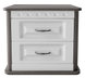 Nightstand Neman LYON White/Graphite Oak