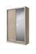 Sliding Door Wardrobe E-Line EShK 2.1 Sonoma Oak 450x1400x2100