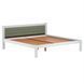 Wooden Double Bed Lunga 160x200 White