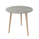 Круглий стіл Неман СЕТ-3 Дуб крафт білий/Лак